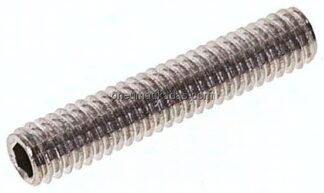 Gewindestift DIN 913 / ISO 4026, M 4x20, Edelstahl A2