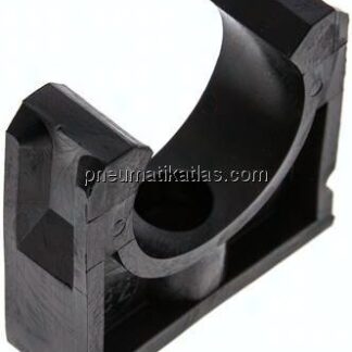 Rohrklemme 32mm, Polyethylen (schwarz)