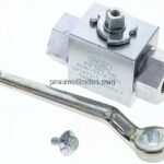Hochdruck-Kugelhahn, Stahl, G 3/8", 0 - 500bar