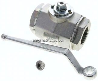 Hochdruck-Kugelhahn, Stahl, G 1-1/2", 0 - 420bar