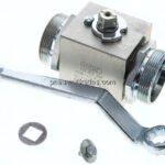 Hochdruck-Kugelhahn, Stahl, 42 L (M52x2), 0 - 160bar