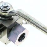 Hochdruck-3-Wege Kugelhahn, L-Bohrung, G 3/8", 0 - 500bar