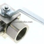 Hochdruck-3-Wege Kugelhahn, L-Bohrung, G 1-1/2", 0 - 315bar