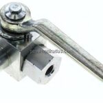 Hochdruck-3-Wege Kugelhahn, T-Bohrung, G 1/8", 0 - 500bar