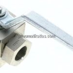 Hochdruck-3-Wege Kugelhahn, T-Bohrung, G 3/4", 0 - 420bar
