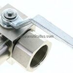 Hochdruck-3-Wege Kugelhahn, T-Bohrung, G 1-1/2", 0 - 315bar