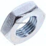 Sechskantmutter niedrig M 10x1, Stahl verzinkt 4, Feingewinde (DIN 439 / ISO 8675)
