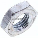 Sechskantmutter niedrig M 10x1,25, Stahl verzinkt 4, Feingewinde (DIN 439 / ISO 8675)