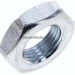 Sechskantmutter niedrig M 12x1, Stahl verzinkt 4, Feingewinde (DIN 439 / ISO 8675)