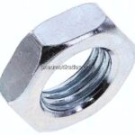 Sechskantmutter niedrig M 14x1,5, Stahl verzinkt 4, Feingewinde (DIN 439 / ISO 8675)