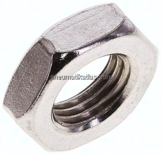 Sechskantmutter niedrig M 14x1,5, Edelstahl A2, Feingewinde (DIN 439 / ISO 8675)