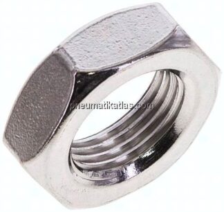 Sechskantmutter niedrig M 24x2, Edelstahl A2, Feingewinde (DIN 439 / ISO 8675)