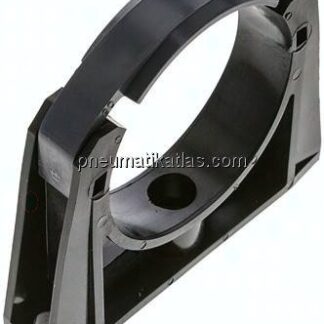 Rohrklemme 90mm, Polyethylen (schwarz)