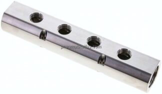 Verteilerleiste 2x G 3/4"-4x G 3/8", 1.4301