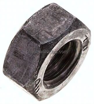 Sechskantmutter DIN 934 / ISO 4032, M 8, Stahl blank (schwarz) 8