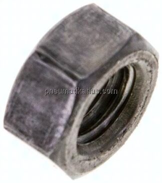 Sechskantmutter DIN 934 / ISO 4032, M 12, Stahl blank (schwarz) 8