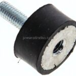 Gummi-Metall-Puffer (Typ B) 30x15mm, M 8(AG)/M 8(IG), Stahl verzinkt