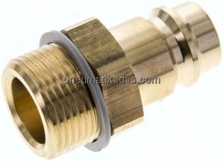 Kupplungsstecker (NW19) G 1"(AG), Messing