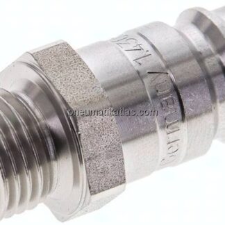 Kupplungsstecker (NW10) G 1/4"(AG), Edelstahl