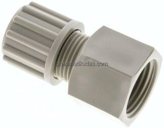 Aufschraub-Verschraubung G 1/2"-12x10mm, Polypropylen