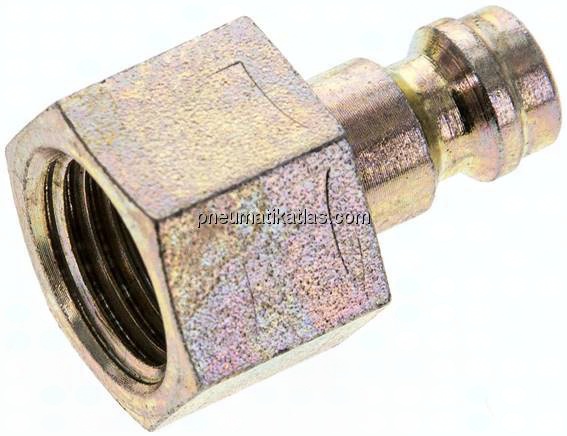 Kupplungsstecker (NW5) G 1/4"(IG), Stahl verzinkt