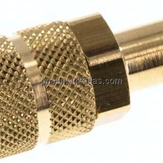 Kupplungsstecker (NW2,7) 6x4mm Schlauch, Messing