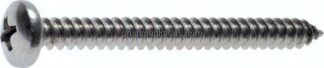 Linsen-Blechschraube DIN7981C, 4,8x60 Edelstahl A2