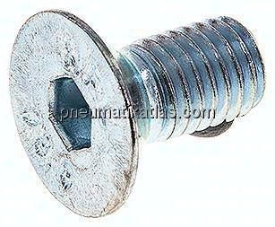Senkschraube ISO10642(DIN7991), M 10x20, Stahl verzinkt 8.8
