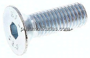 Senkschraube ISO10642(DIN7991), M 10x30, Stahl verzinkt 8.8