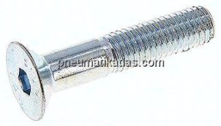 Senkschraube ISO10642(DIN7991), M 10x50, Stahl verzinkt 8.8