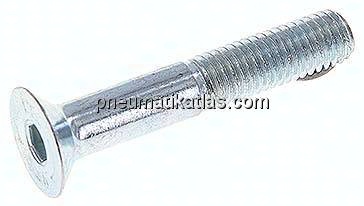 Senkschraube ISO10642(DIN7991), M 10x60, Stahl verzinkt 8.8