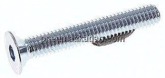 Senkschraube ISO10642(DIN7991), M 3x20, Stahl verzinkt 8.8