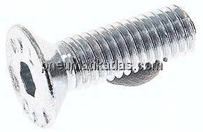 Senkschraube ISO10642(DIN7991), M 5x16, Stahl verzinkt 8.8