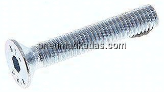 Senkschraube ISO10642(DIN7991), M 5x30, Stahl verzinkt 8.8