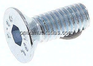 Senkschraube ISO10642(DIN7991), M 6x16, Stahl verzinkt 8.8