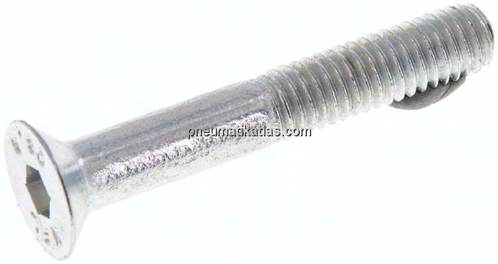 Senkschraube ISO10642(DIN7991), M 6x40, Stahl verzinkt 8.8