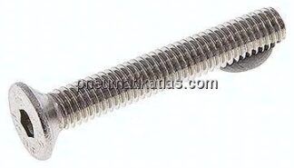 Senkschraube ISO10642(DIN7991), M 6x40, Edelstahl A2