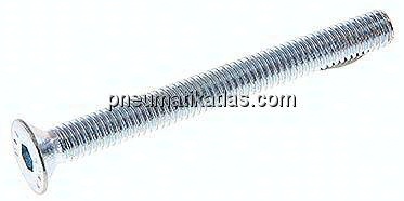 Senkschraube ISO10642(DIN7991), M 6x60, Stahl verzinkt 8.8