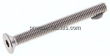 Senkschraube ISO10642(DIN7991), M 6x60, Edelstahl A2
