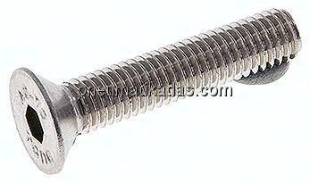 Senkschraube ISO10642(DIN7991), M 8x40, Edelstahl A2
