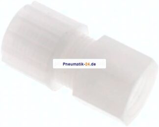 Aufschraub-Verschraubung G 1/4"-12x10mm, PVDF