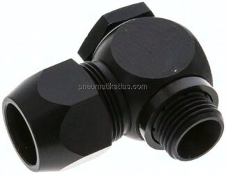Winkel-Verschraubung G 1/2"-20x13mm, Aluminium