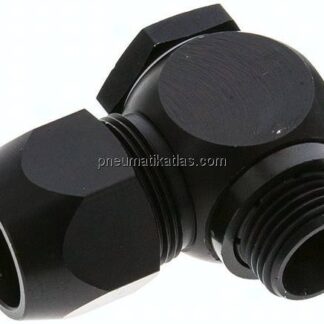 Winkel-Verschraubung G 1/2"-20x13mm, Aluminium