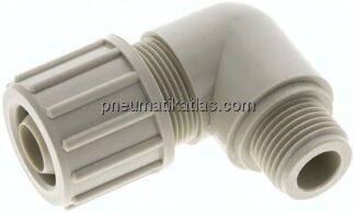 Winkel-Verschraubung G 1/2"-20x13mm, Polypropylen