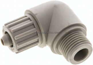 Winkel-Verschraubung G 1/2"-12x6mm, Polypropylen