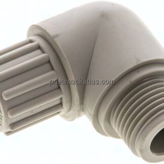 Winkel-Verschraubung G 1/2"-12x6mm, Polypropylen