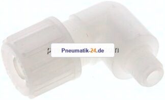Winkel-Verschraubung G 1/4"-16x10mm, PVDF