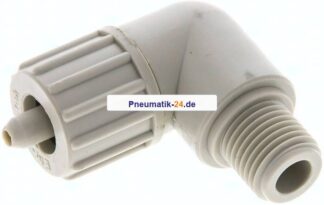 Winkel-Verschraubung G 1/4"-10x4mm, Polypropylen