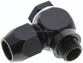 Winkel-Verschraubung G 1/4"-12x6mm, Aluminium