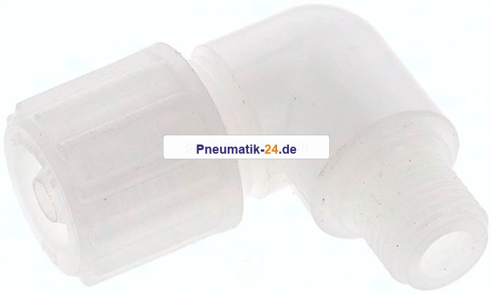 Winkel-Verschraubung G 1/4"-12x6mm, PVDF
